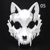 Halloween White Eyed Devil Mask Reusable Adjustable Scary Mask Smile Exorcist Mask Halloween Party Decoration Maskscarnaval mask