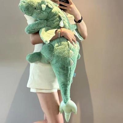 Gewogen Pluche Dinosaurusspeelgoed Schattig Vliegende Draak Knuffeldier voor Kinderen Zacht Slaapkussen & Knuffelmaatje