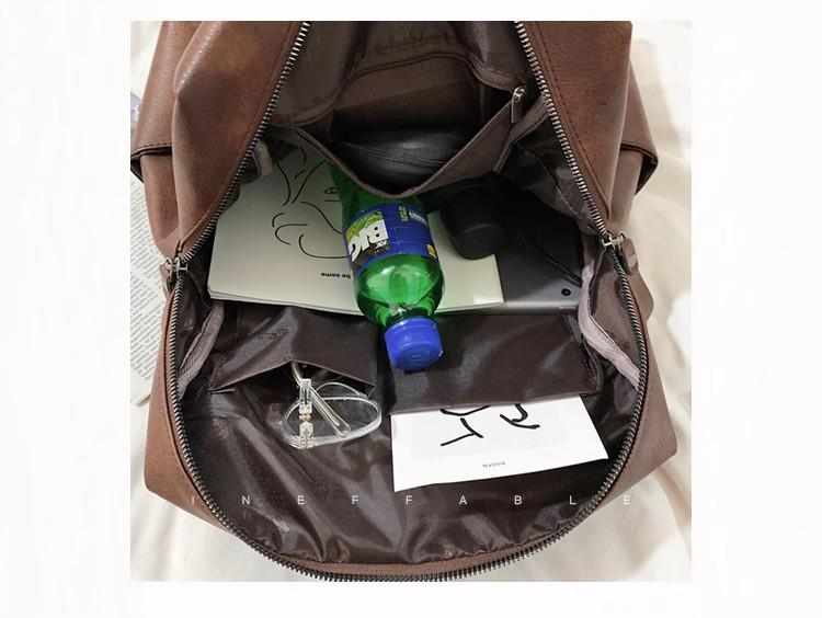 Trendy Women's Soft Leather Backpack: 2023 College and Travel, Korean & Japanese Style, 16-inch Laptop Capacity