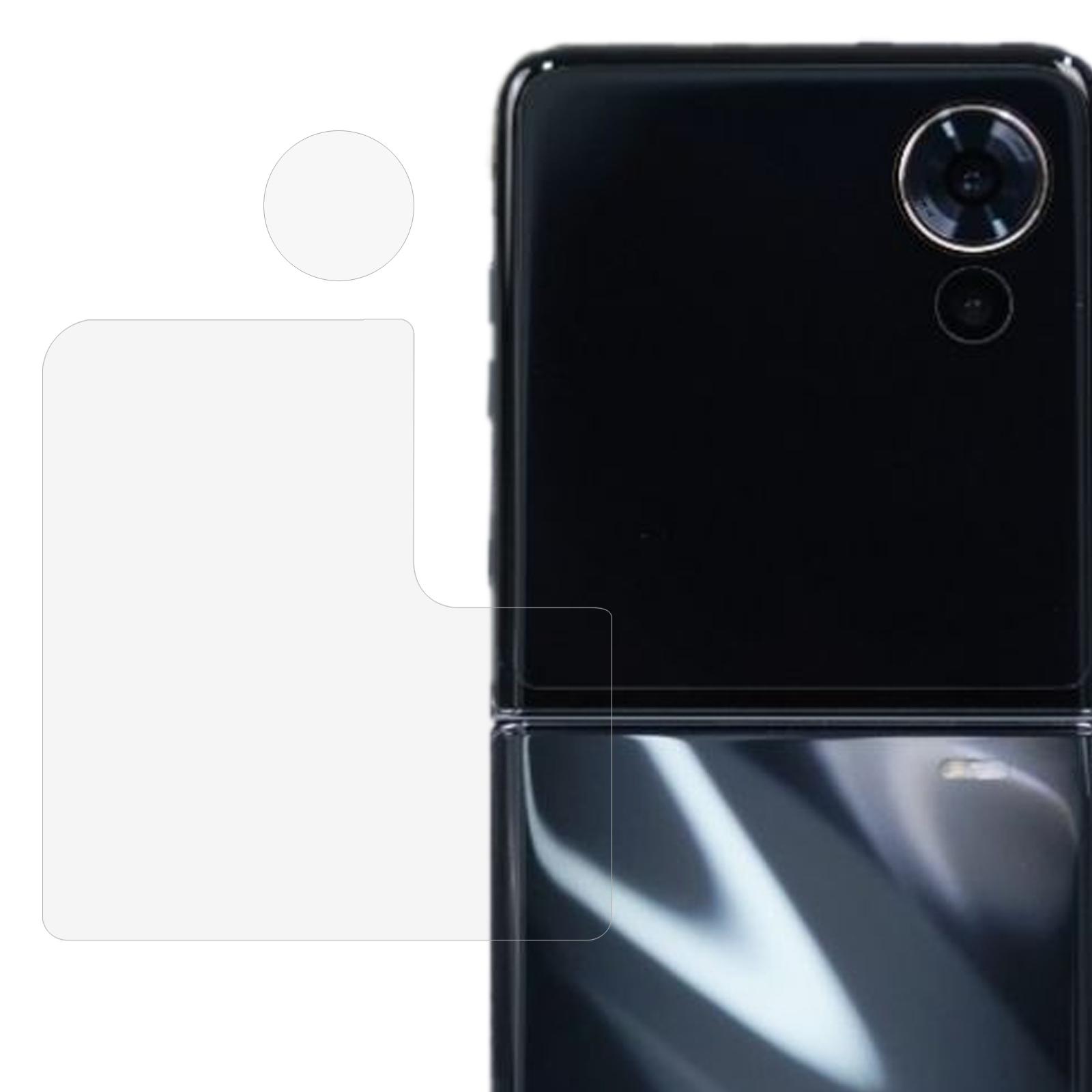 

Для Honor Magic V Flip 5G HD Прозоре Загартоване Скло Плівка для Об єктива+Плівка для Захисту Маленького Екрана Type A