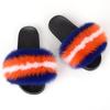 New Girls Fur Slippers Sandals Shoes Soft Luxury Women Lady Slides