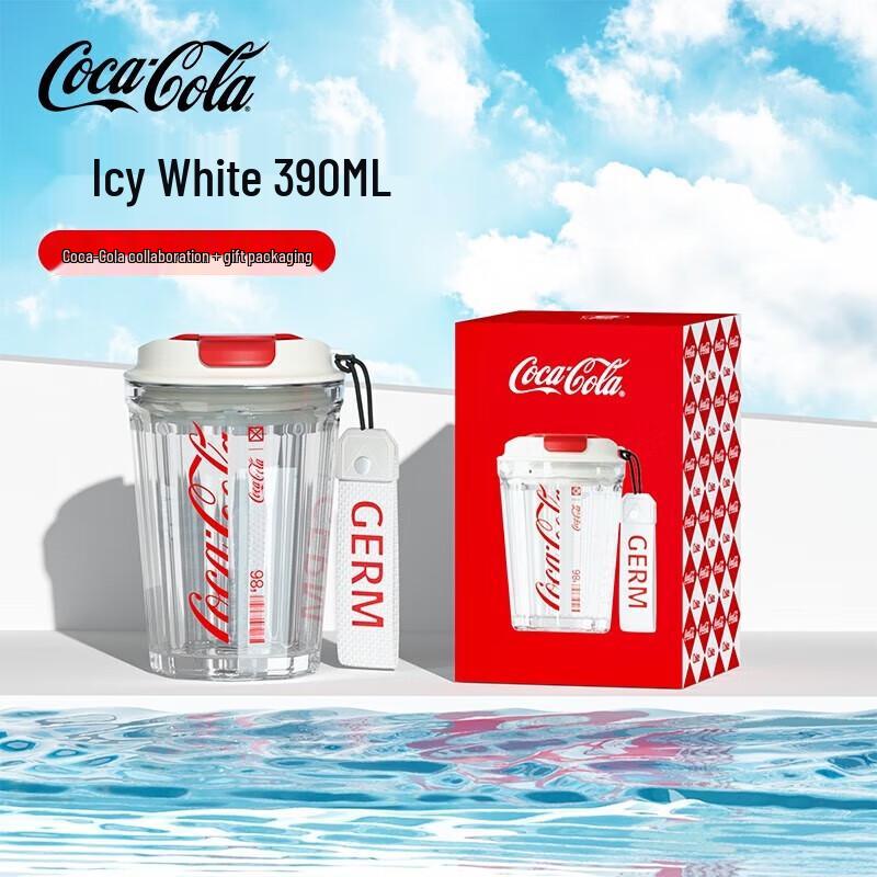 Germ Coca-Cola Co-branded 390ml Glass Water Bottle