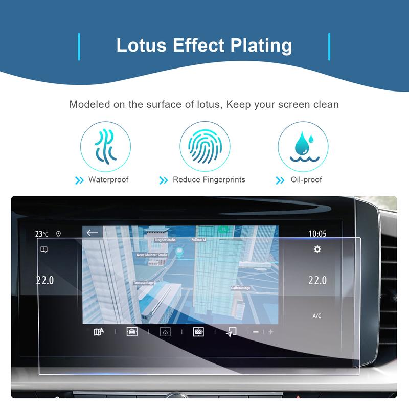 For Opel Mokka B  10 Inch Car Navigation Touch Center Screen Protector Auto Interior Accessories Tempered Glass Film