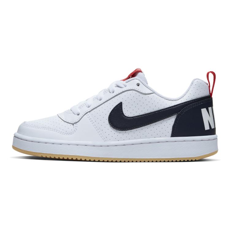 New Nike Court Borough Low White Obsidian Gum GS 839985-105
