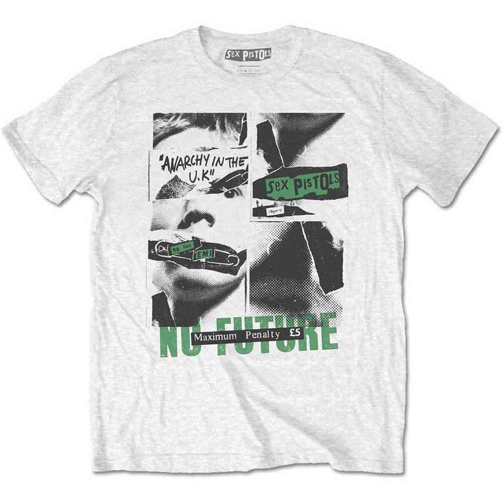 The Sex Pistols No Future T-Shirt White New Unisex T-Shirt S
