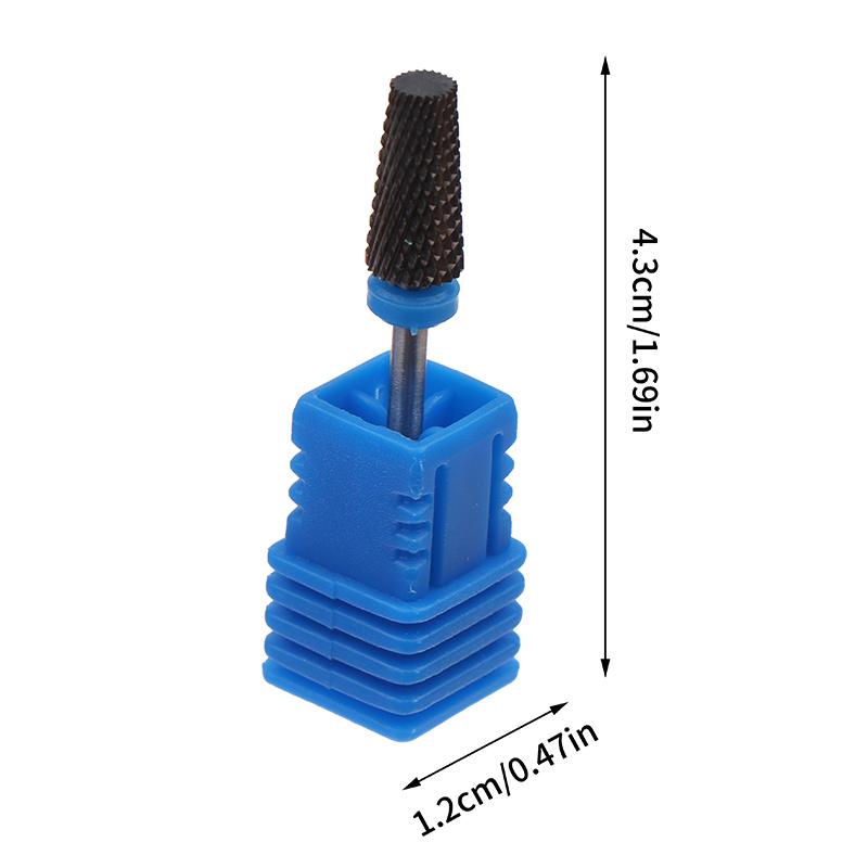 1Pcs Tungsten Steel Nail Drill Bits Milling Cutter For Remove Nail Polish Gel Uv Gel Nail Drill Bit Accessory