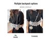 Women's 2025 Pearl Chain Mini Lipstick Crossbody Bag - Metal Shell Accessory