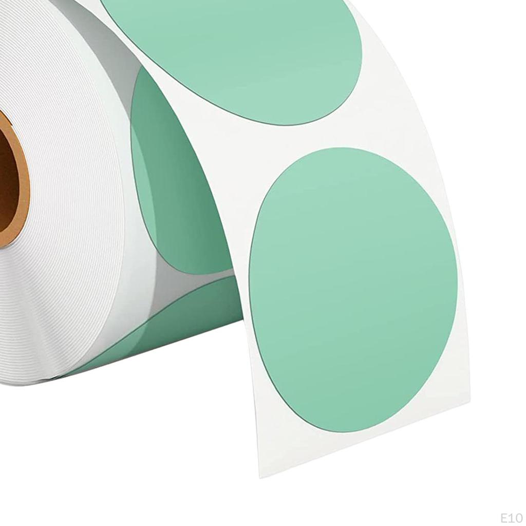 Colorful Round Sticker Labels for Office And Kitchen Organization