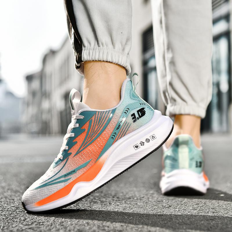 INS Carbon Plate Marathon Men Running Sports Shoes Air Cushion Lightweight Women Athletic Gym Sneakers Tenis Masculino Footwear