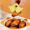 1/3Pcs Silicone Snack Clip Food Grade Chips Nuts Cookies Finger Clamp Dirty Hands Prevention Anti-Slip Food Picking Three Finger Cot Glove