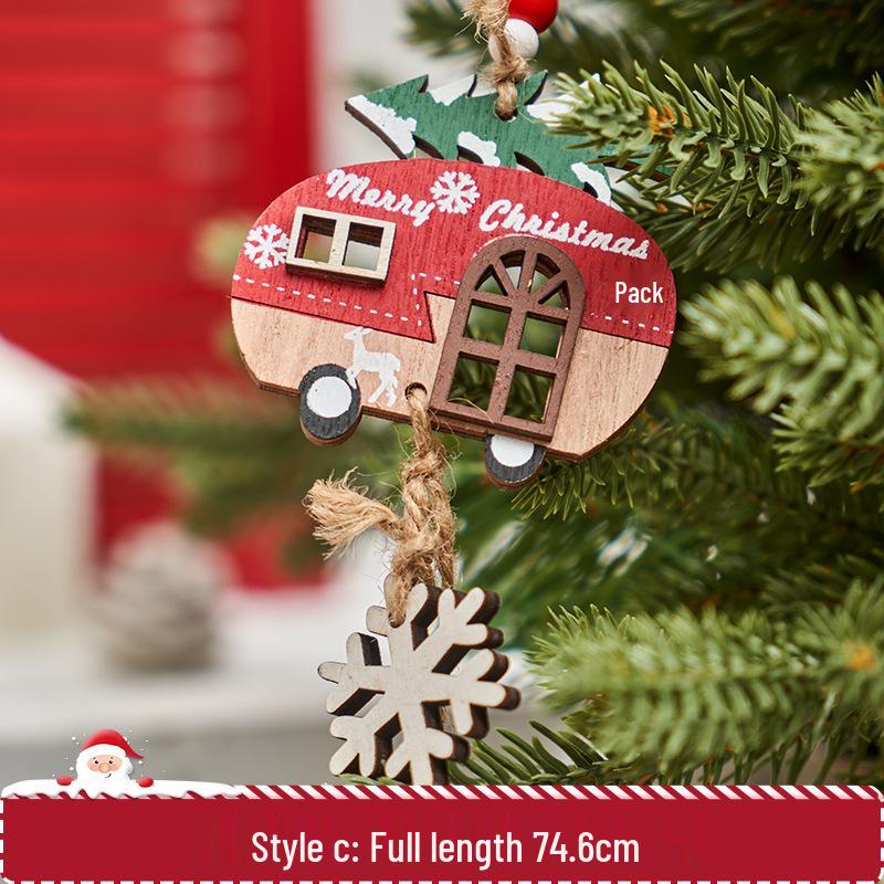 Украшение «Дед Мороз, лезущий по лестнице»: Рождественское украшение для подвешивания на дверь и оформления сцены