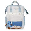 New Girls Schoolbag Large Capacity Lightweight Backpack Contrasting Color Female College Students Schoolbag Travel Computer Backpack