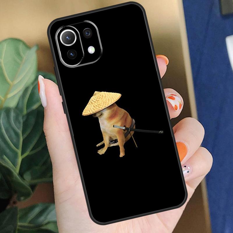 Cheems Doge Case For Xiaomi 15T 14T 13T Pro 14 15 Ultra 17 Pro Max POCO X7 F8 Pro X5 X6 F5 F6 F7 Coque