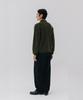 BLANKROOM Collared Cardigan_Moss Green