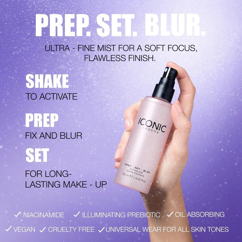 Iconic London Prep Set Blur Setting Mist 4.05 Oz