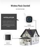 Waterproof Wireless Remote Doorbell, Ultra-Long Range, 86 Button, Electronic Ding Dong for Home and Villa