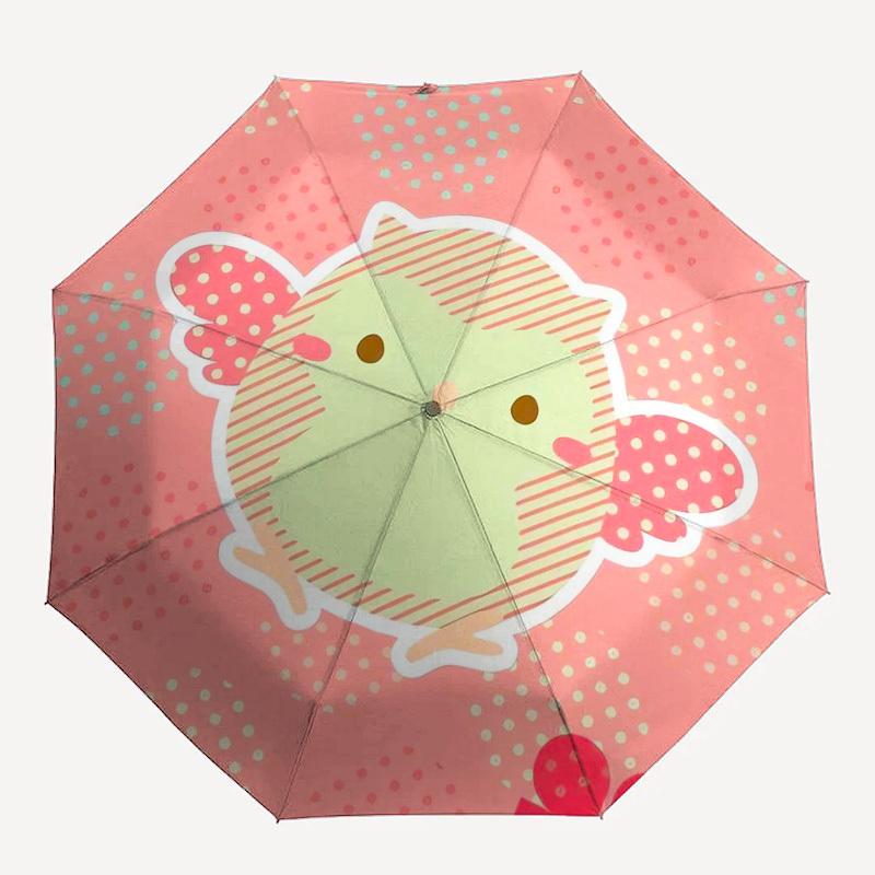1pc Cute Sheep Illustration Umbrella with Plastic Handle,Suitable for All Seasons Home Travel Outdoor Umbrellaptys31034
