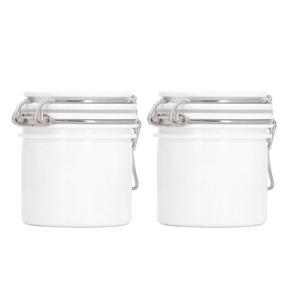 2pcs Eyelash Glue Storage Jar Sealing Buckle Large Capacity Glue Storage Container for Eyelash Extension 200ml
