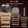 Portable Rechargeable Electric Nail Clipper with Digital Display and Magnetic Suction