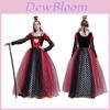 Alice In Wonderland Queen Of Hearts Halloween Costume Vintage Unique Look