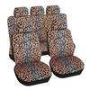 Leopard Print Digital Printing Fully Enclosed Car Seat Cushion Cover, Universal Seat Cover For All Seasons