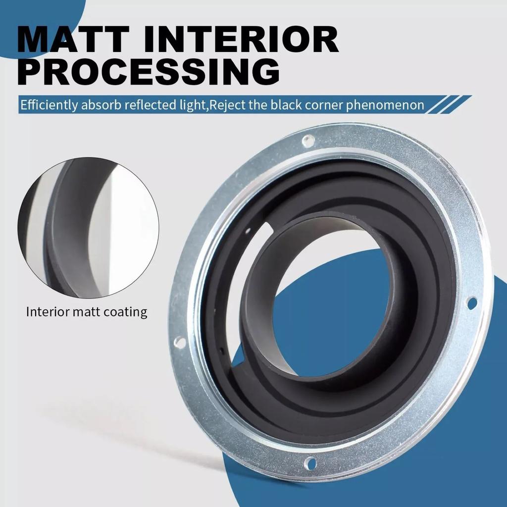 Professional EFS 10-18mm To EF Adapters Rings Metal Bayonets Mount AntiGlare Treatments for Full Frame Video Production