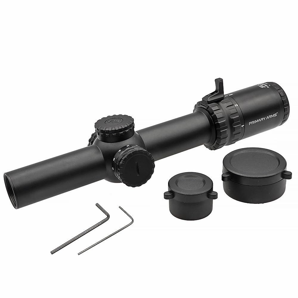 

Genuine Primary Arms SLx SFP Gen IV Short Scope Illuminated Aurora Fiber Wire Reticle Red Illuminated LPVO [Good Product] 1-6x24mm 5.56 (with Reticle)