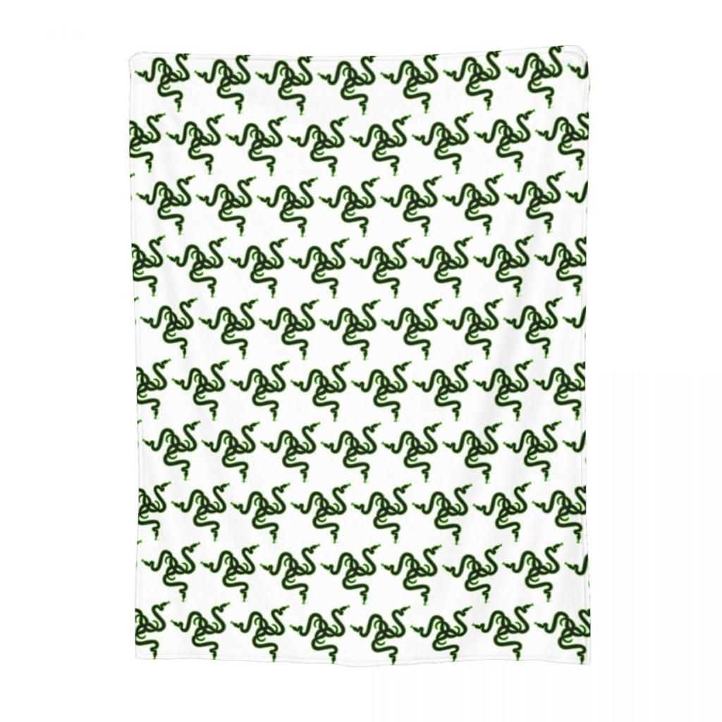 Razer Game Blankets Soft Warm Flannel Throw Blanket Bedding for Bed Living Room Picnic Travel Home Couch