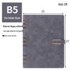 A5/B5 Business Loose-Leaf Notebook, Thick PU Leather Customizable Cover