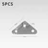 5Pcs Tent Rope Buckles Aluminum Alloy Outdoor Camping Wind Rope Stopper Portable Triangle Awning Adjustable Buckles