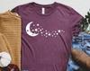 Moon And Stars Shirt, Cute Moon Stars T-Shirt, Starry Night Shirt, Funny Stars Shirt, Starry Tee, Celestial Shirt, Mystical Shirt, Boho Tee