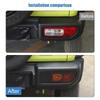 Front Taillight Decoration High-mounted Brake Light Cover Trim Protective Cover Fit For Suzuki Jimny 2019 Up Exterior Accessories