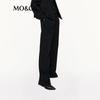 MO&Co. High-Waist 100% Wool Straight Trousers