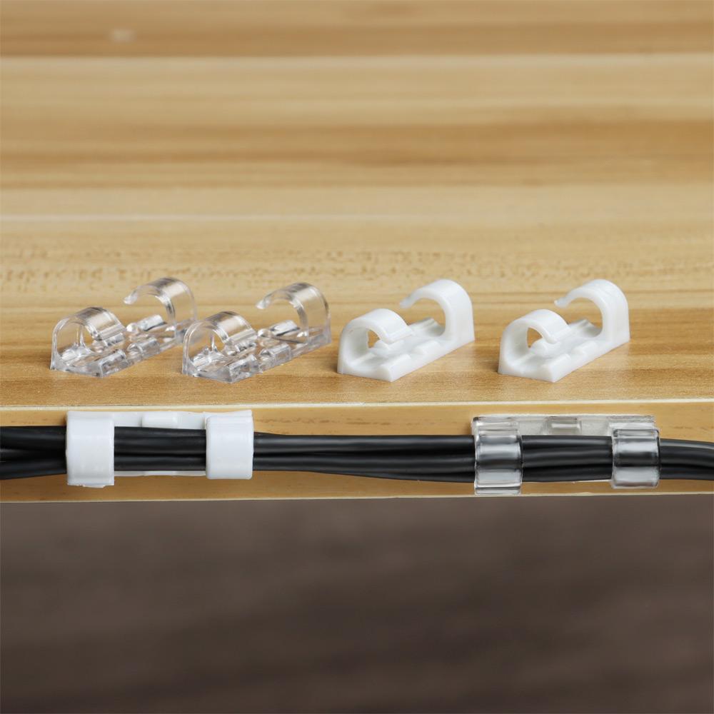 20Pcs Hot Practical Cable Wire Holders Storage Racks Electrical Line Collator Adhesive