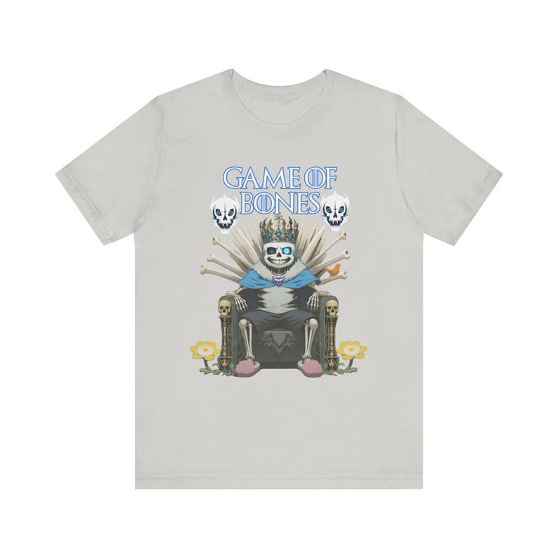 Undertale Game of Bones Unisex Jersey Short Sleeve Tee Highend Luxury Streetwear Trendy Cotton Oversized Unisex tees Couples
