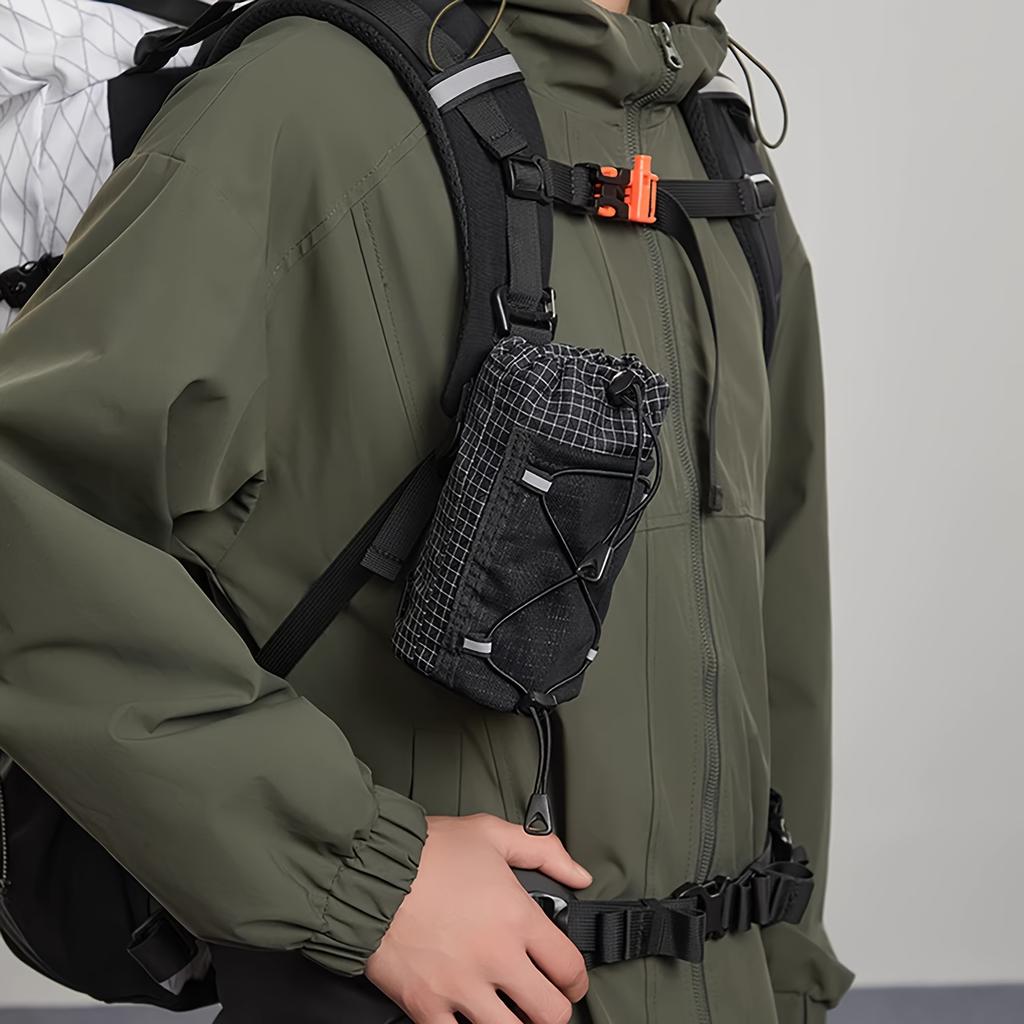 Multifunctional Outdoor Waist Pack for Water Bottle with Secure Hook Design Breathable Durable for Hiking Camping Unisex