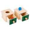 Coin-operated Ball Drawer Permanent Goal Box Children's Early Education Educational Learning Toys Children's 1-3 Years Old Teaching Aids