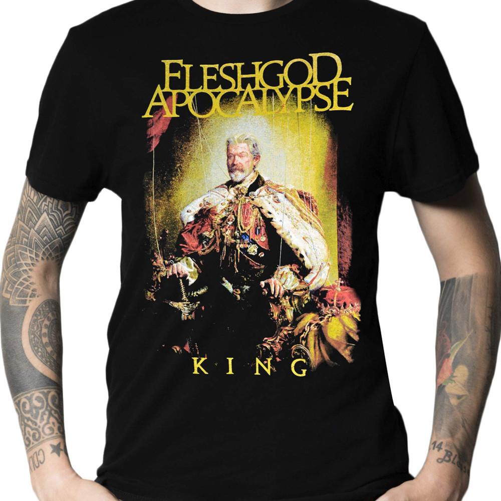 Fleshgod Apocalypse shirt King album BLACK T-shirt Unisex All sizes JJ5083 Unisex T-Shirt L