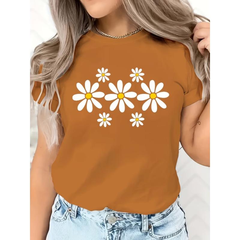 

Crew Neck Short Sleeve Butterfly Flowers 3D Print T Shirt Women s Outfits Casual Streetwear Cool Clothes Trend Lady Tops Tee XL