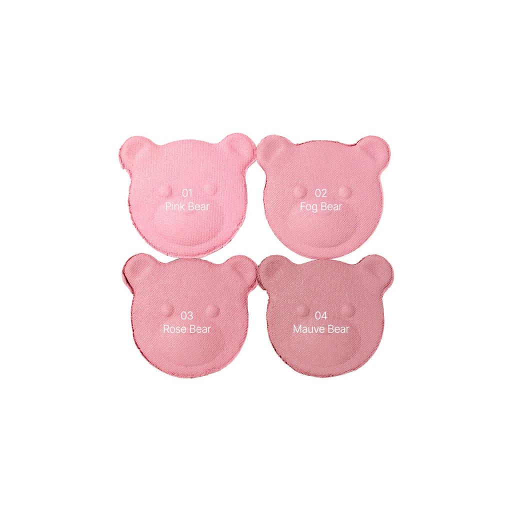 DASIQUE My Bear Collection, Blending Mood Cheek, 17 Mauve Bear, 8.8g (0.31oz)