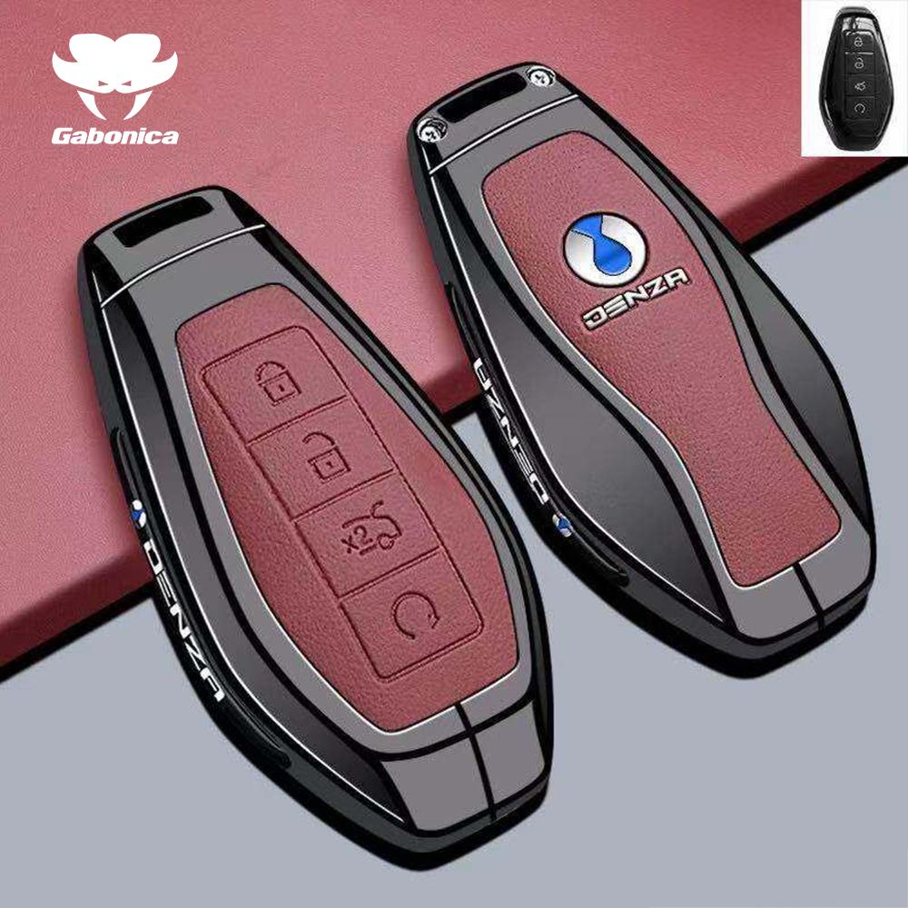 Fashion Car Key Case For Denza N9 D9 B5 B8   Keychain Smart Remote Protection Cover Shell Housing Holder Fob Accessories