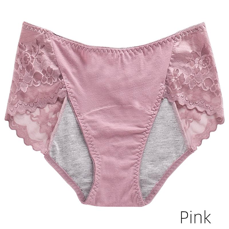 

1/3 шт., средняя талия, 3 слоя, герметичные женские физиологические трусы, кружевные женские трусы, удобные дышащие женские трусы для менструации XL