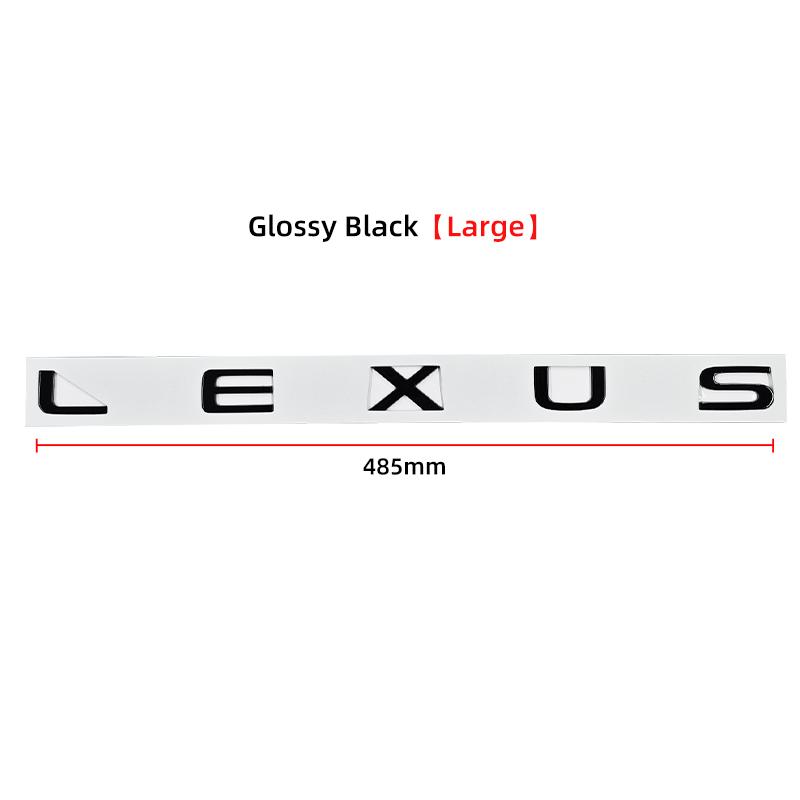 ABS Emblem Car Trunk Letter Stickers for Lexus RX300 NX260 GX550 CT200H IS250 CT IS LS ES NX RX UX GX GX470 RX400 ES300 GS300