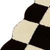 Runner Rug Black White Plaid Pattern Vintage Style Water Absorbent Stain Resistant Runner Carpet for Home Room Type1