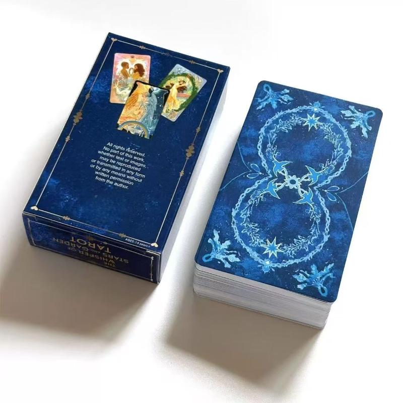 86 Sheets 10.3X6Cm Cartoon Tarot Cards The Whisper Of Stars And Garden Tarot Deck Based On Rider Waite System