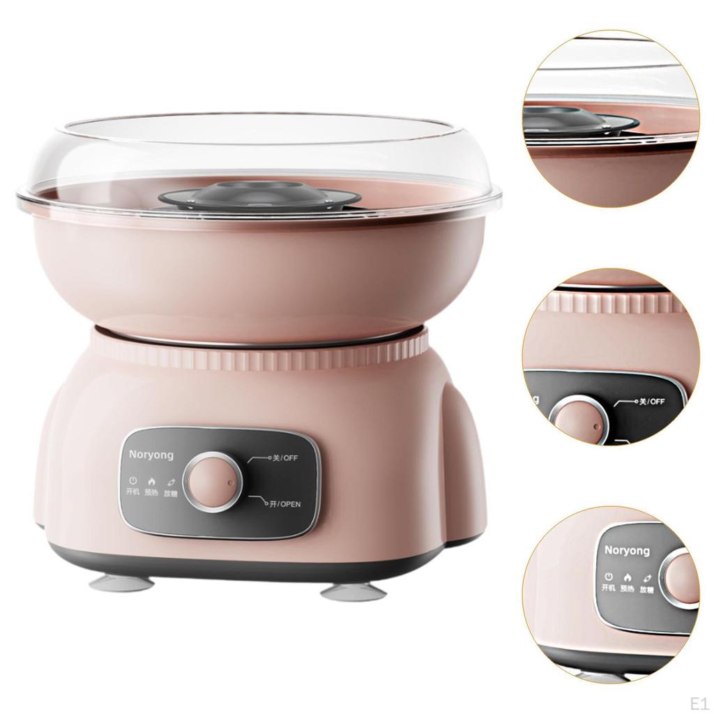 Zuckerwattemaschine, Bonbonmaschine, US-Stecker, geräuscharm, 500 W, effizient, tragbar, für Familienfeiern, Geburtstage