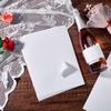 40Pcs Blank Paper Self-adhesive Label Stickers for Laser Printing Rectangle White 297x210x0.2mm