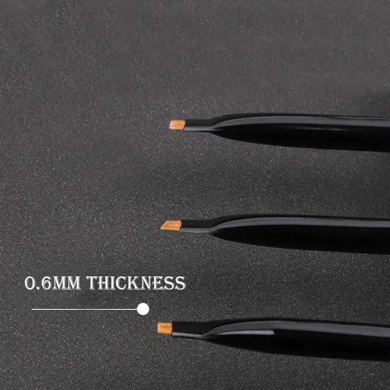 Brush Eyebrow Eyeliner Brush Professional Small Angled Eyebrow Brush Brow Contour Brush Fine Eyeliner Brush Makeup Tools