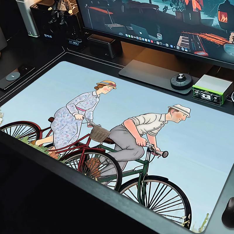 Ethel & Ernest Print Cushion Non-slip Laptop Tablet Big Mousepad XXL Mat Mini PC Playmat With Lock edge