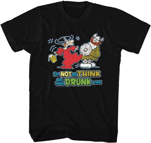 Hagar The Horrible I m Not As Think As You Drunk I Am 1970 s Comic Men s T Shirt XXXXL